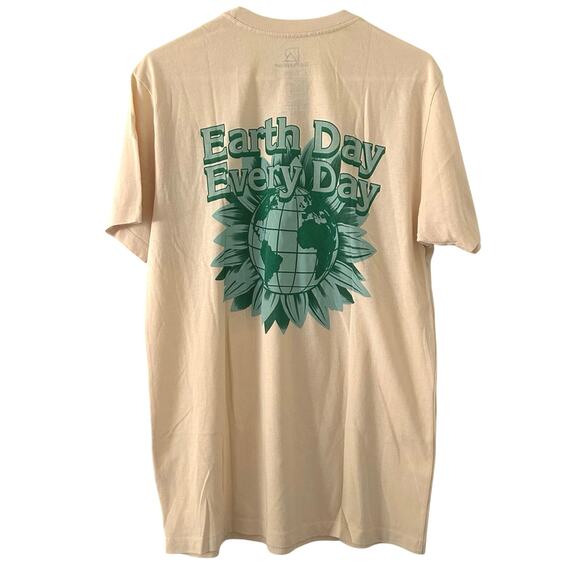 Earth Day Every Day Beige T-Shirt - Picture 1 of 7